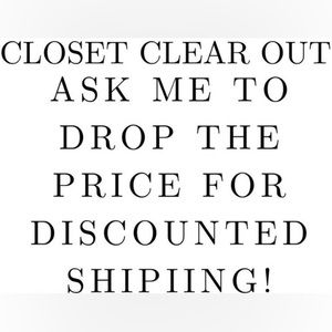 CLOSET CLEAR OUT SHIPPING